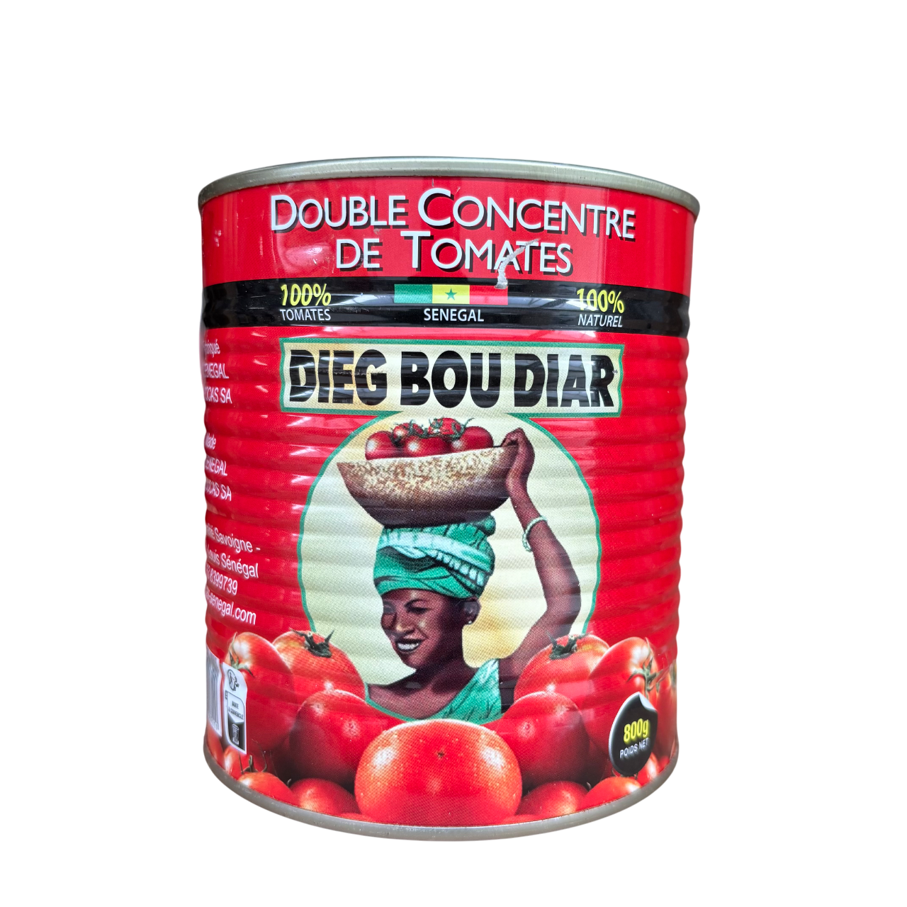 Double Concentré de Tomates / Tomato Paste (Senegal) - Dieg Bou Diar - (12ppc) 800g