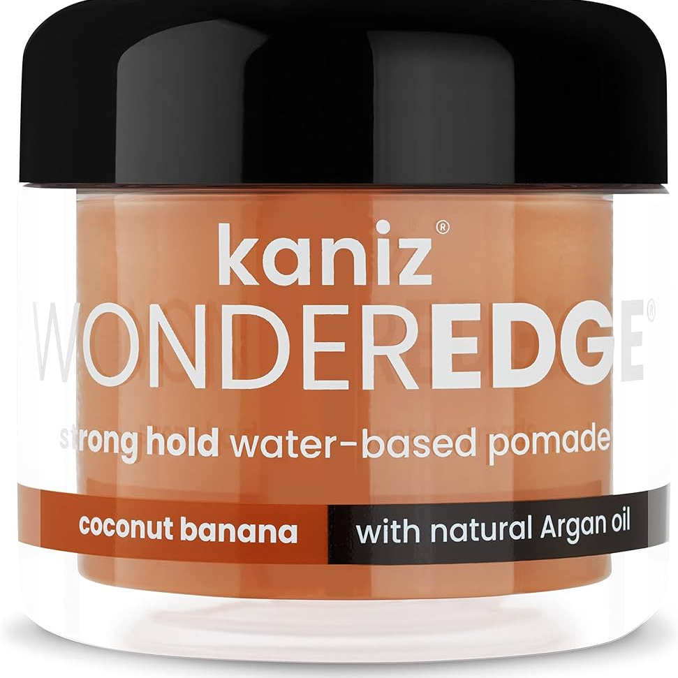 Kaniz - WonderEdge Strong Hold water-based Pomade COCONUT BANANA - 120ml/4oz