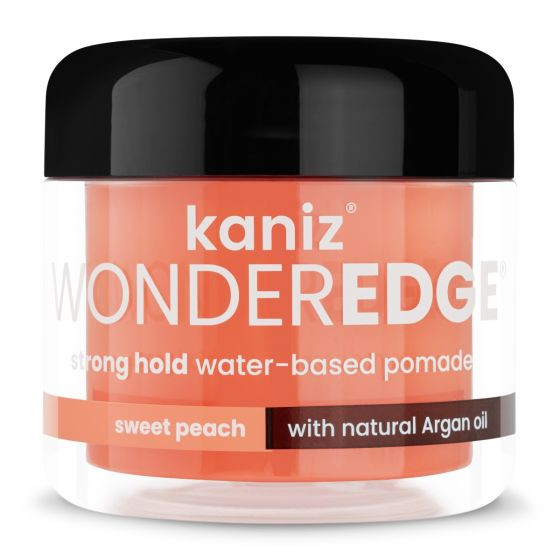Kaniz - WonderEdge Strong Hold water-based Pomade Sweet PEACH - 120ml/4oz