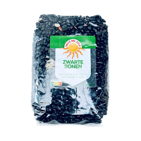 Haricot Noir / Black Turtle Beans - Valle del Sole - Carton 6x 900g