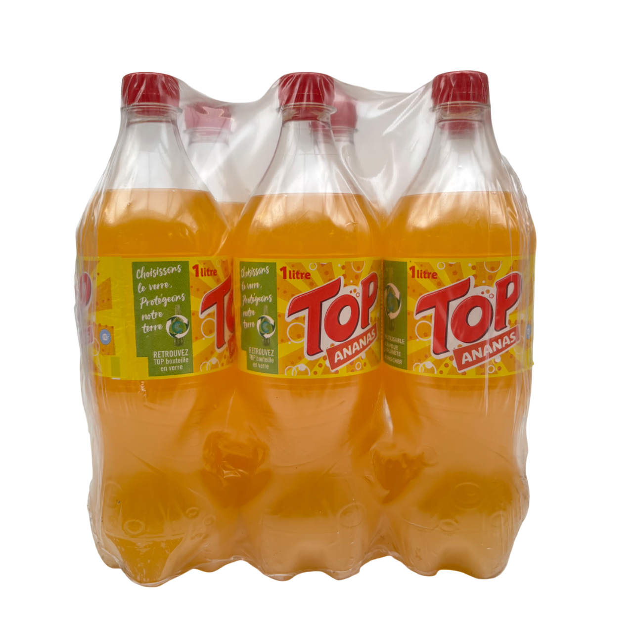 Lemonade Top Ananas Soda (Cameroon) - pack 6x1L  /  AKTION 50%