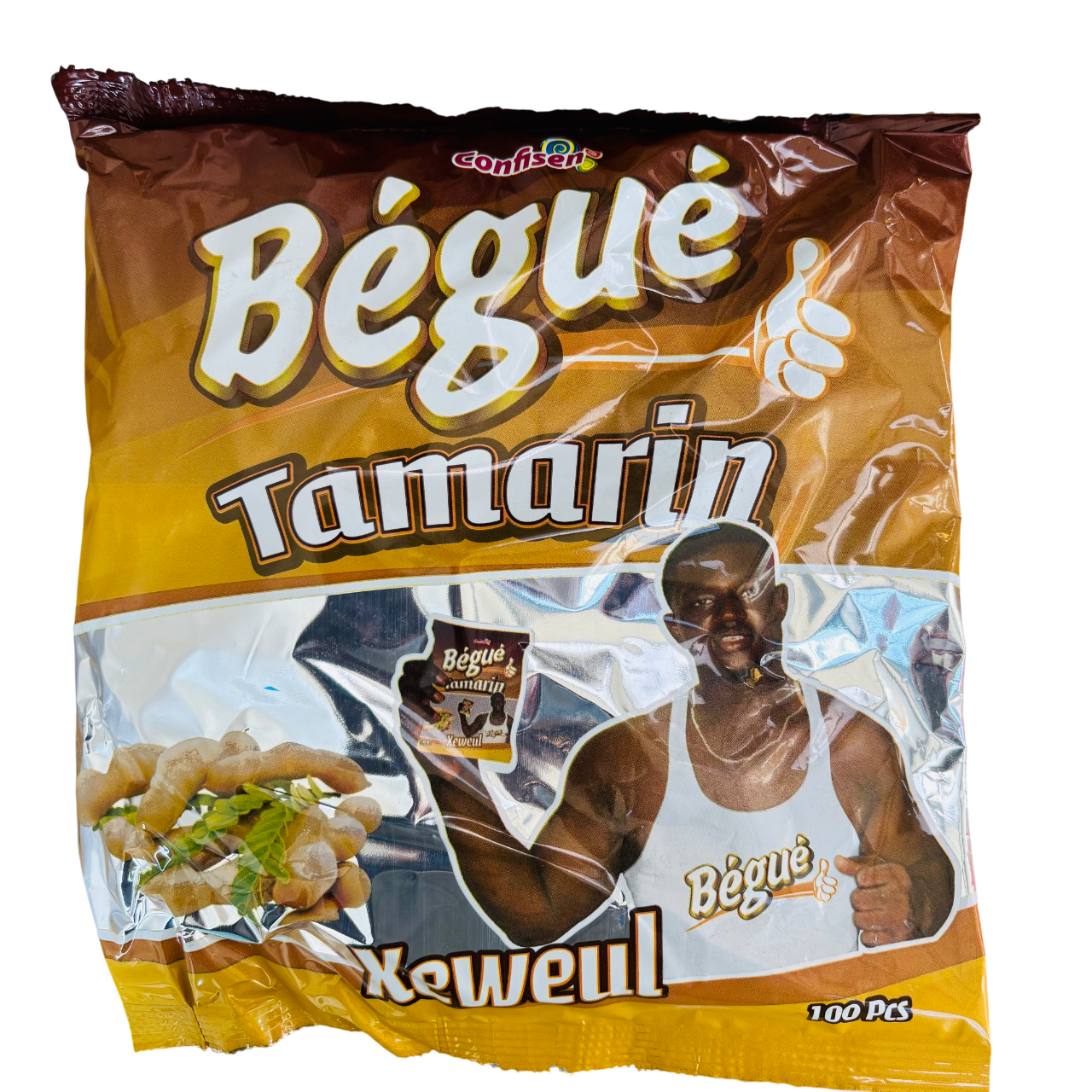 Bégué - Tamarind Candies - carton 12bags 100x4g