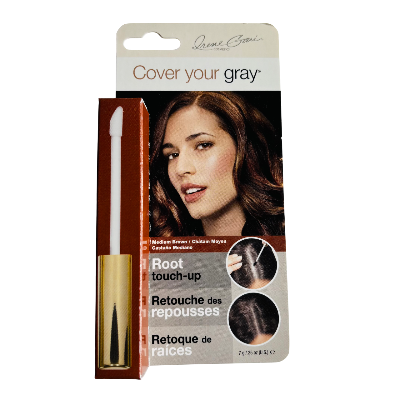 Irene Gari - Cover Your Gray Root Touch-up (soft tip applicator) #Medium Brown