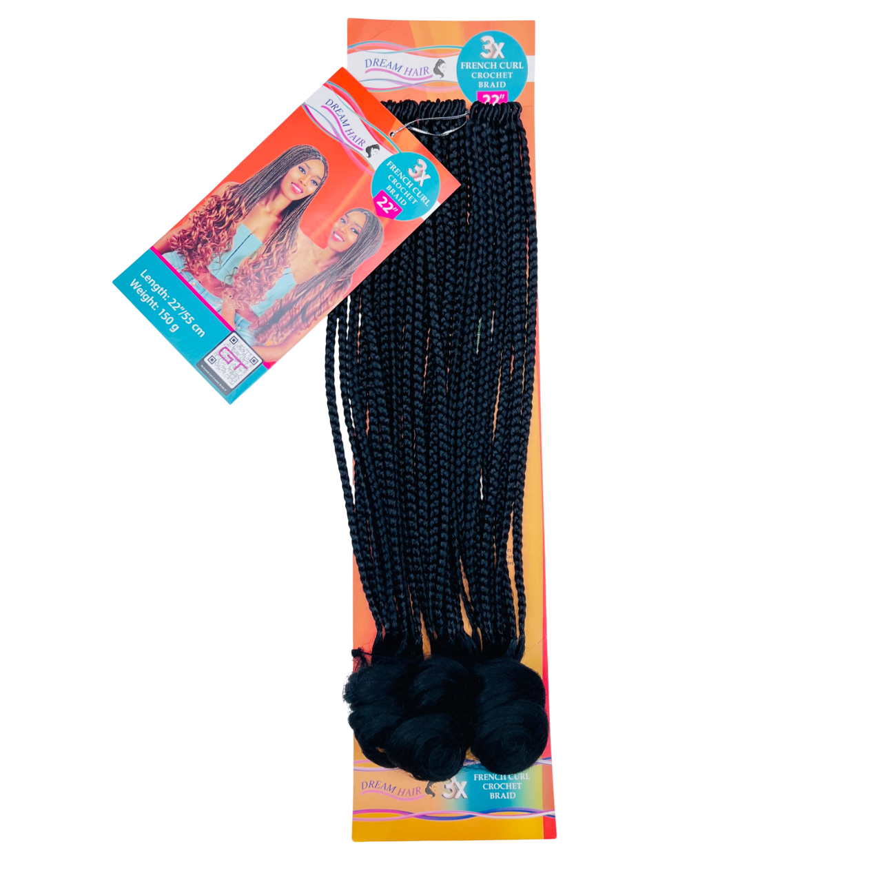 Dream Hair - French Curl CROCHET Braid 22'' - 3pc #1