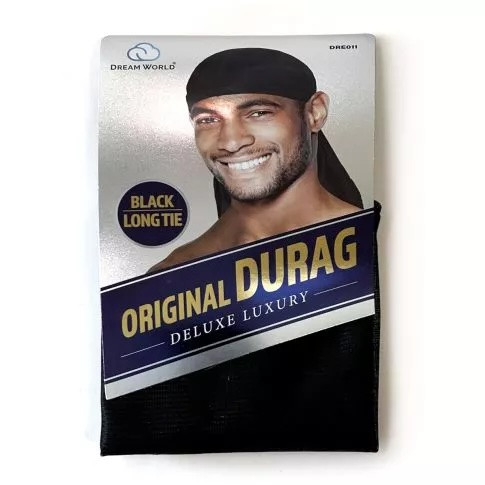Dream World - Original Durag #Black #DRE011 - pack 12x1pc