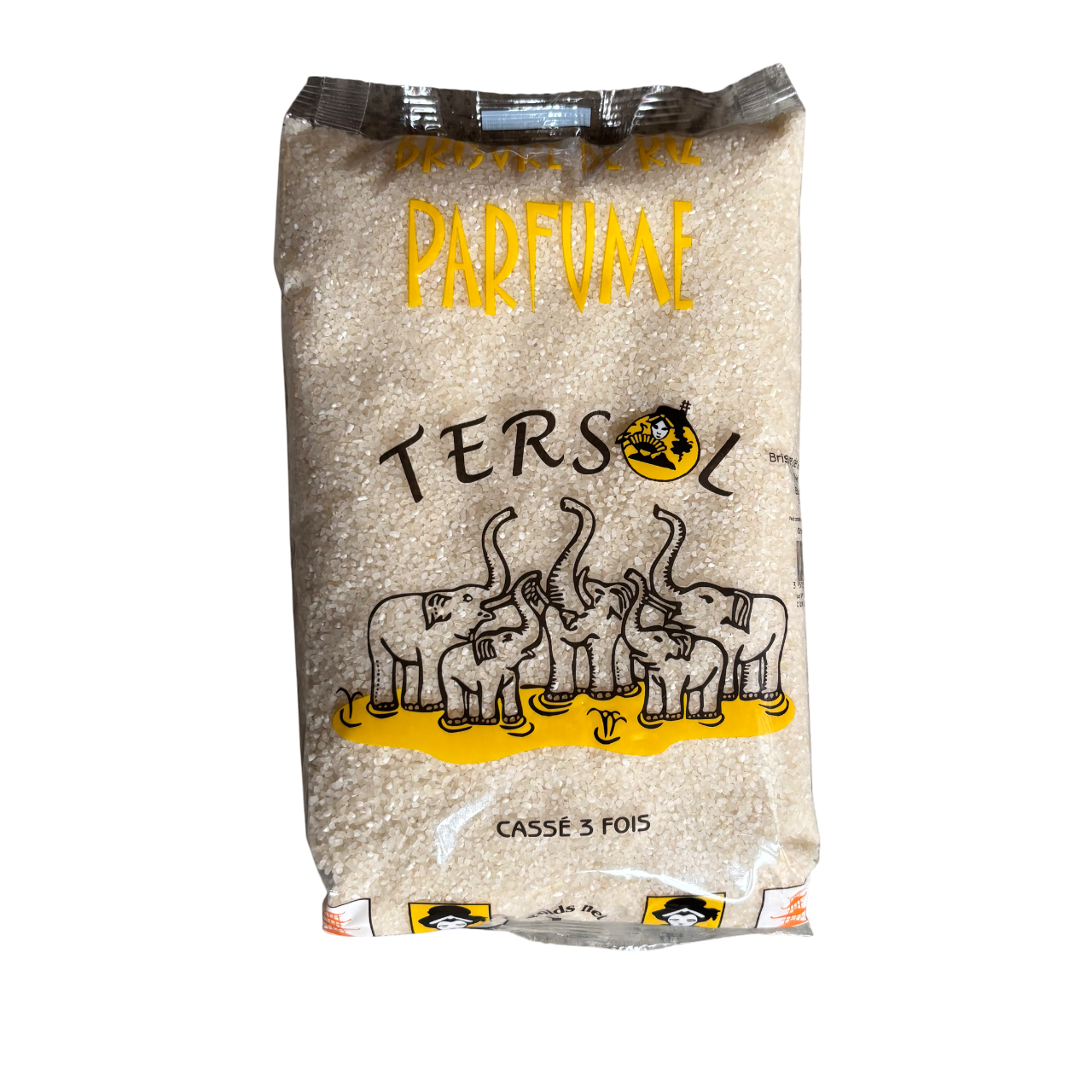 Broken Rice/Riz THIEP Cassé 3x - Family Elephant - carton 15x1kg