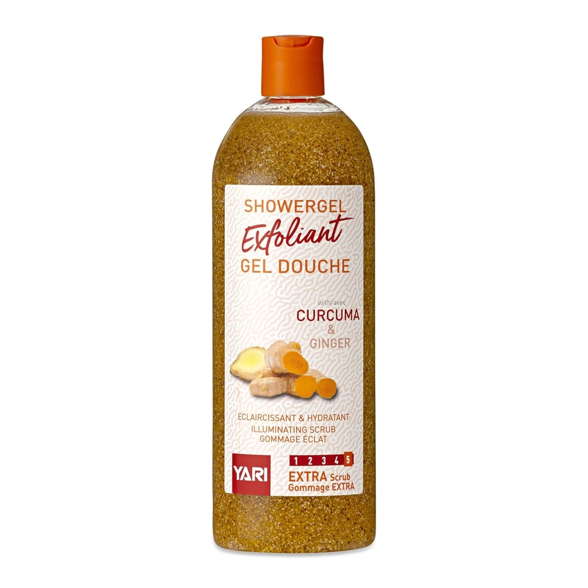 YARI - Exfoliant SHOWERGEL Curcuma & Ginger - 1000ml