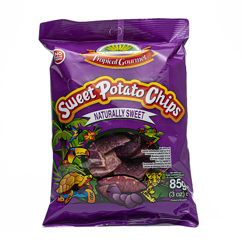 NEW Sweet POTATO Chips - Tropical Gourmet - 20x85g