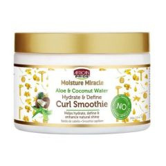 African Pride - Moisture Miracle Aloe & Coconut Water Curl SMOOTHIE (jar) - 12oz