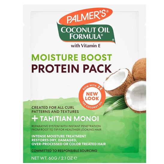 NEW Palmer's - COCONUT Oil Formula Protein Pack - 1 pack 12sachets x 60g/2.1oz
