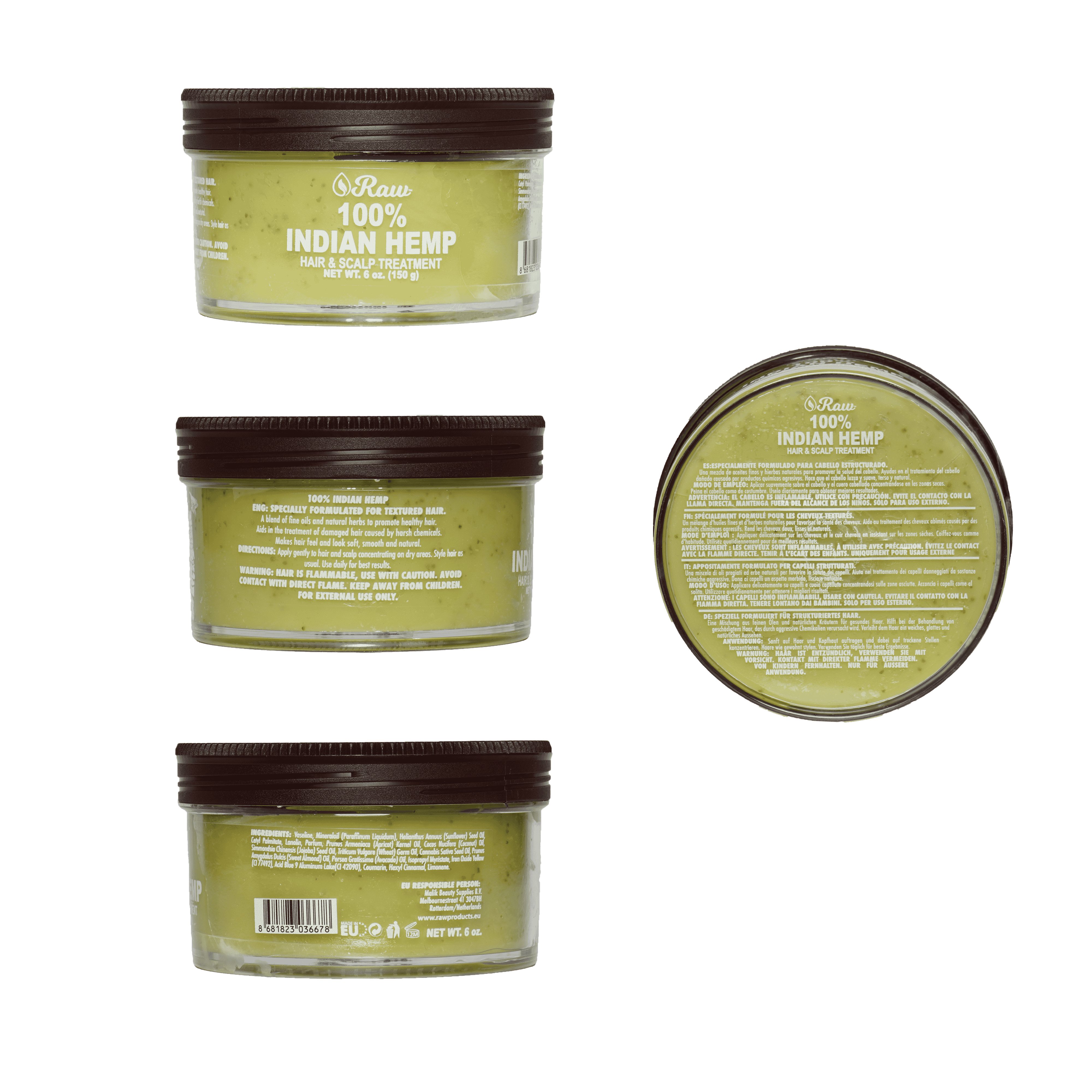 Raw - Indian Hemp Hair and Scalp Treatment - 150g