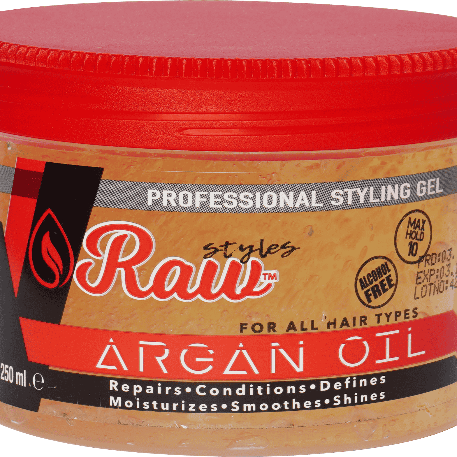 NEW Raw - Argan Oil Styling Gel - S 250ml