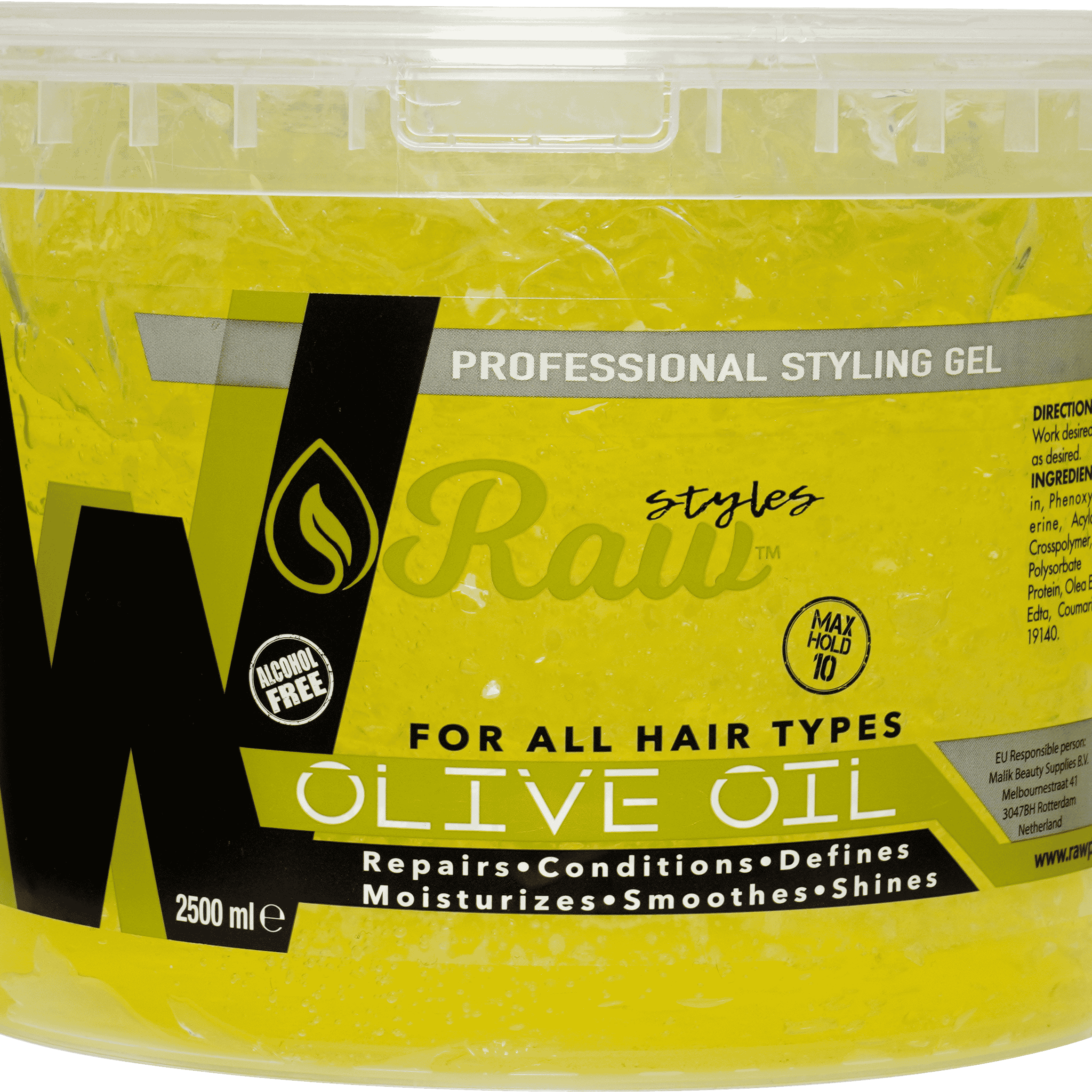 NEW Raw - Olive Oil Styling Gel - XL 2500ml
