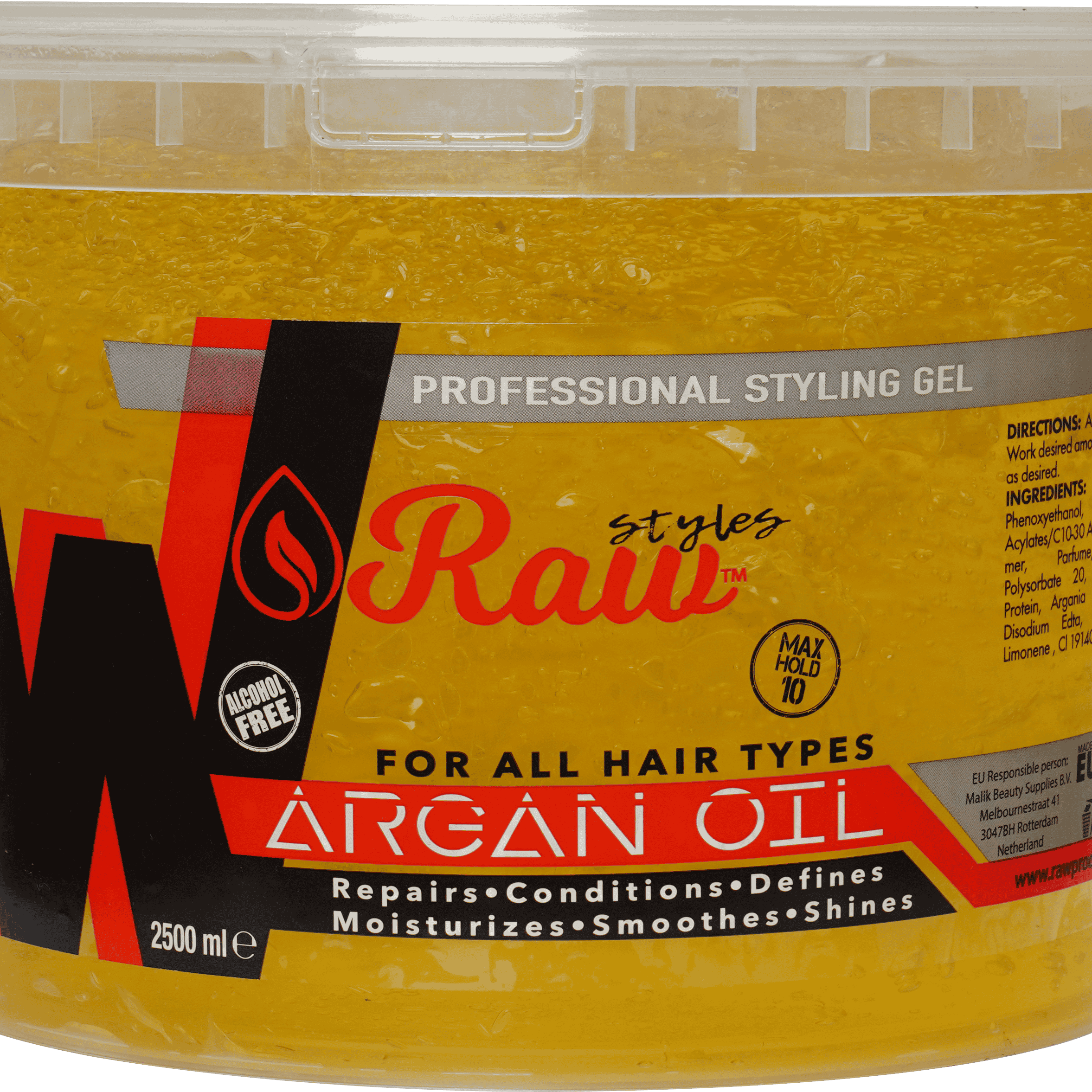 NEW Raw - Argan Oil Styling Gel - XL2500ml