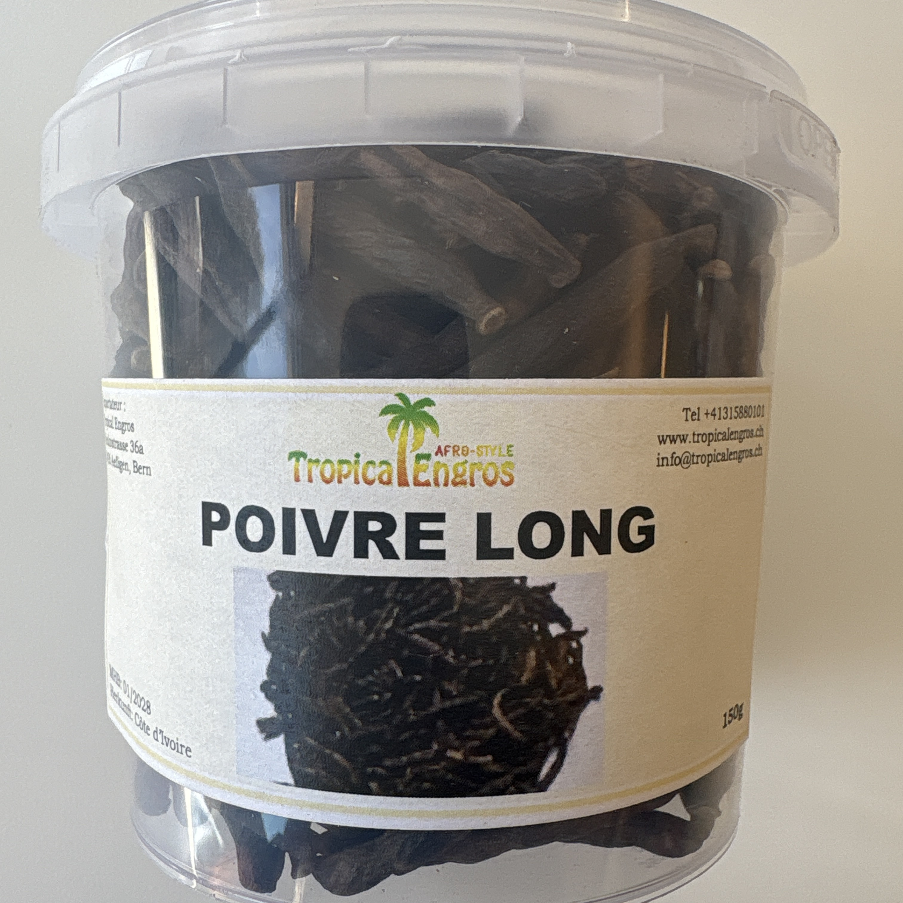 NEW Graines de Selim Pepper Poivre Long (Côte d'Ivoire) - Tropical Engros - pack 5 x 150g
