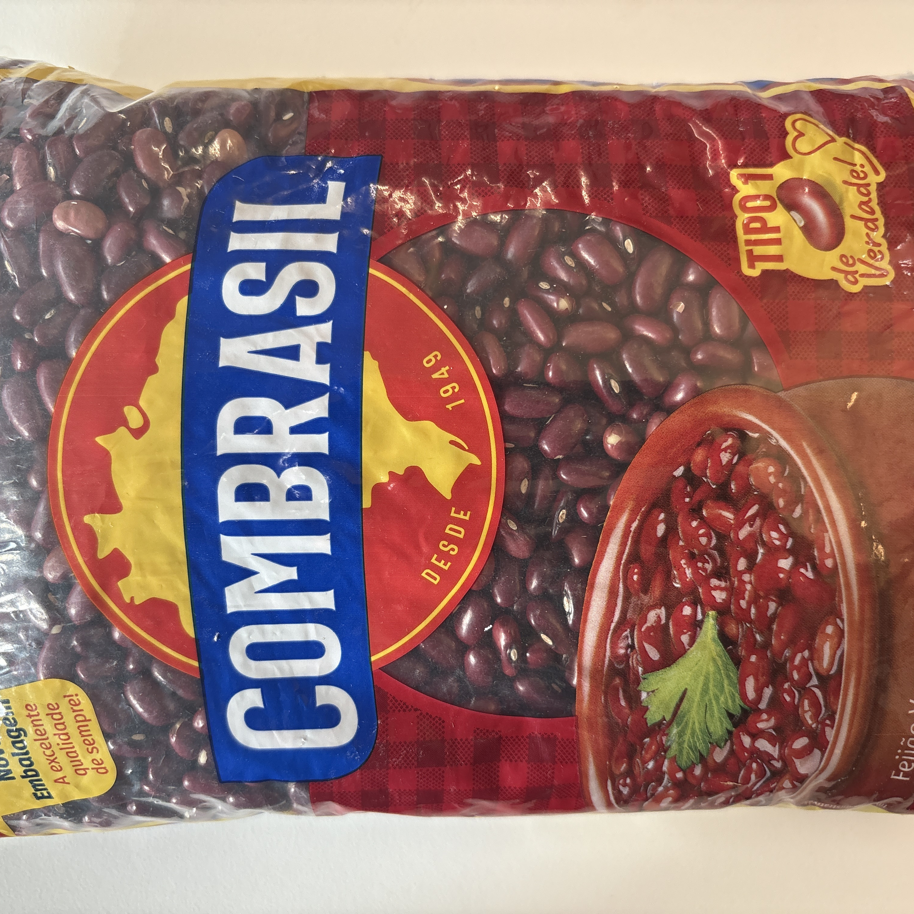 NEW Haricot red Feijao VERMELHO - Combrasil - 1kg