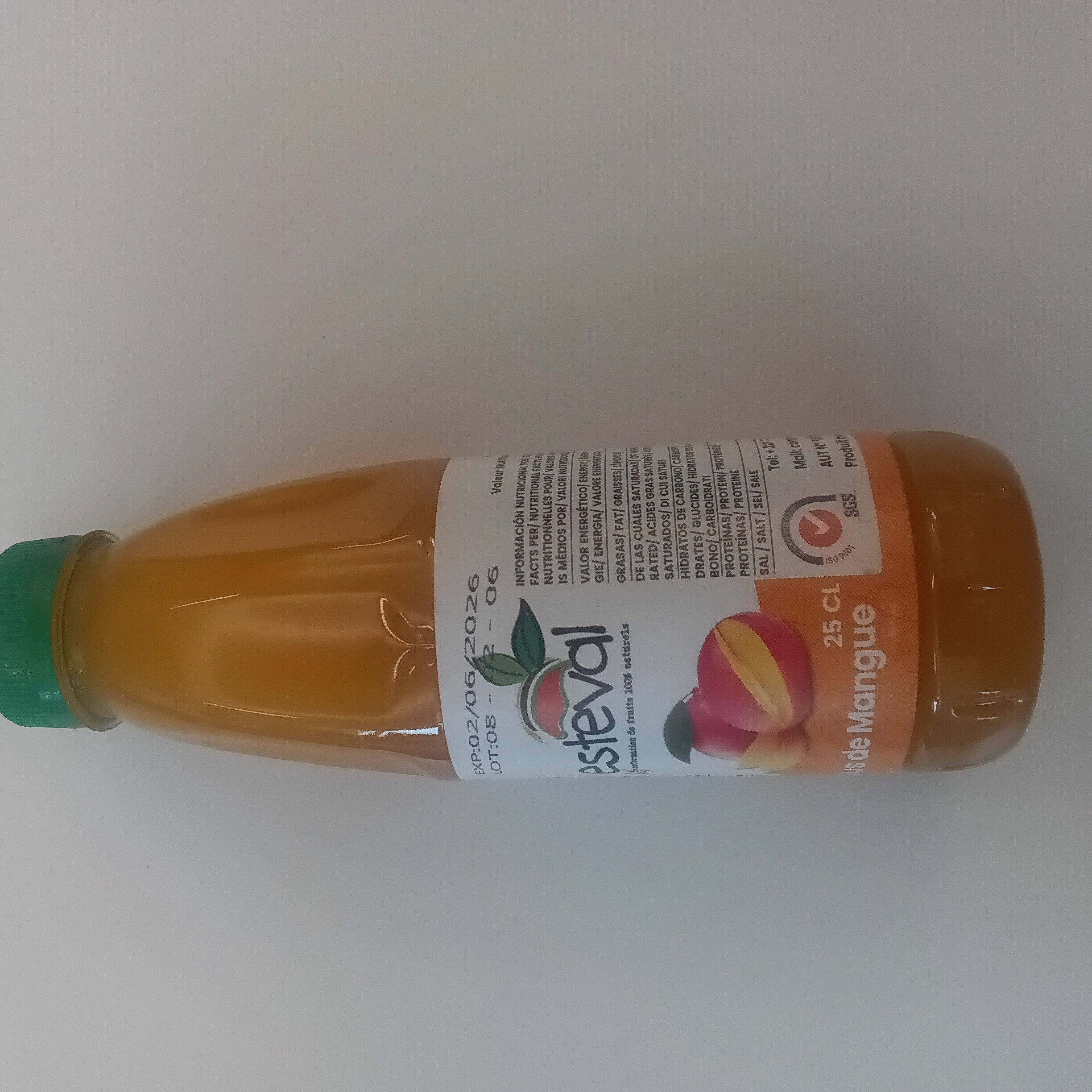 NEW Jus de Mangue / Mango Juice (Senegal) - Esteval - pack 12x250ml