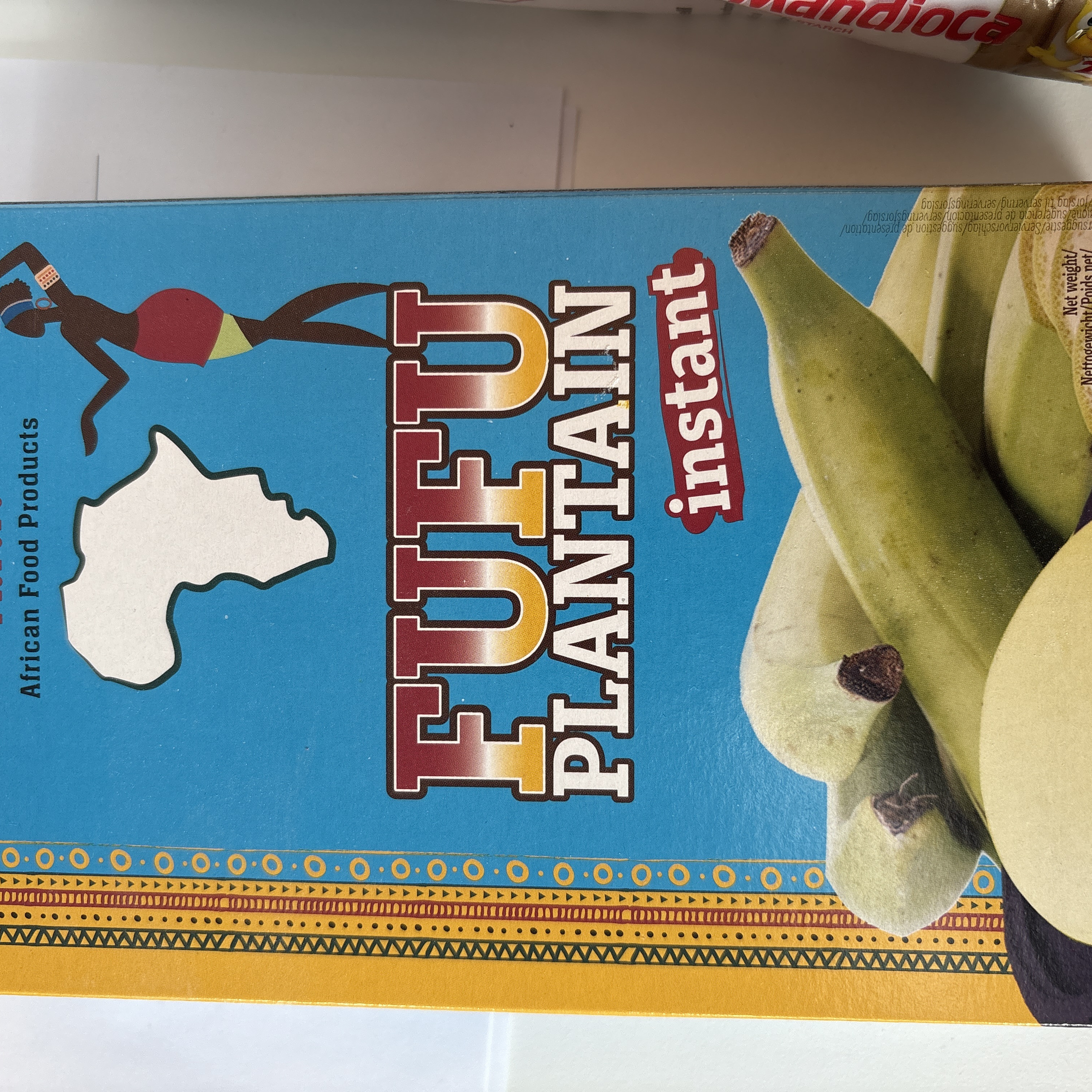 NEW Plantain Fufu INSTANT - A.F.P. - pack 12x700g