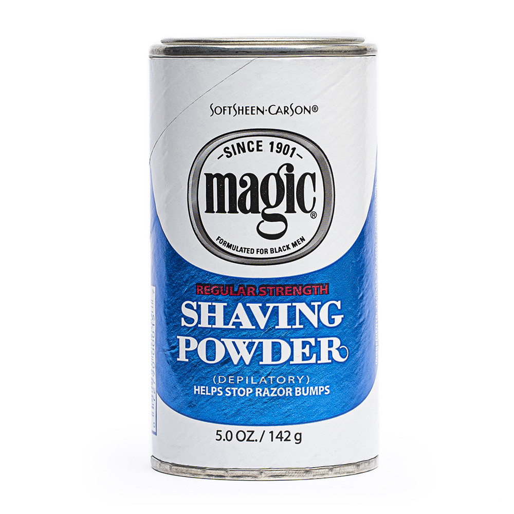 NEW Magic SoftSheen-Carson - Shaving POWDER Regular (blue) - 4.5oz