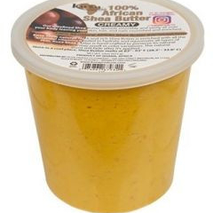 NEW Kuza - African Shea Butter CREAMY (Yellow) - LARGE 15oz