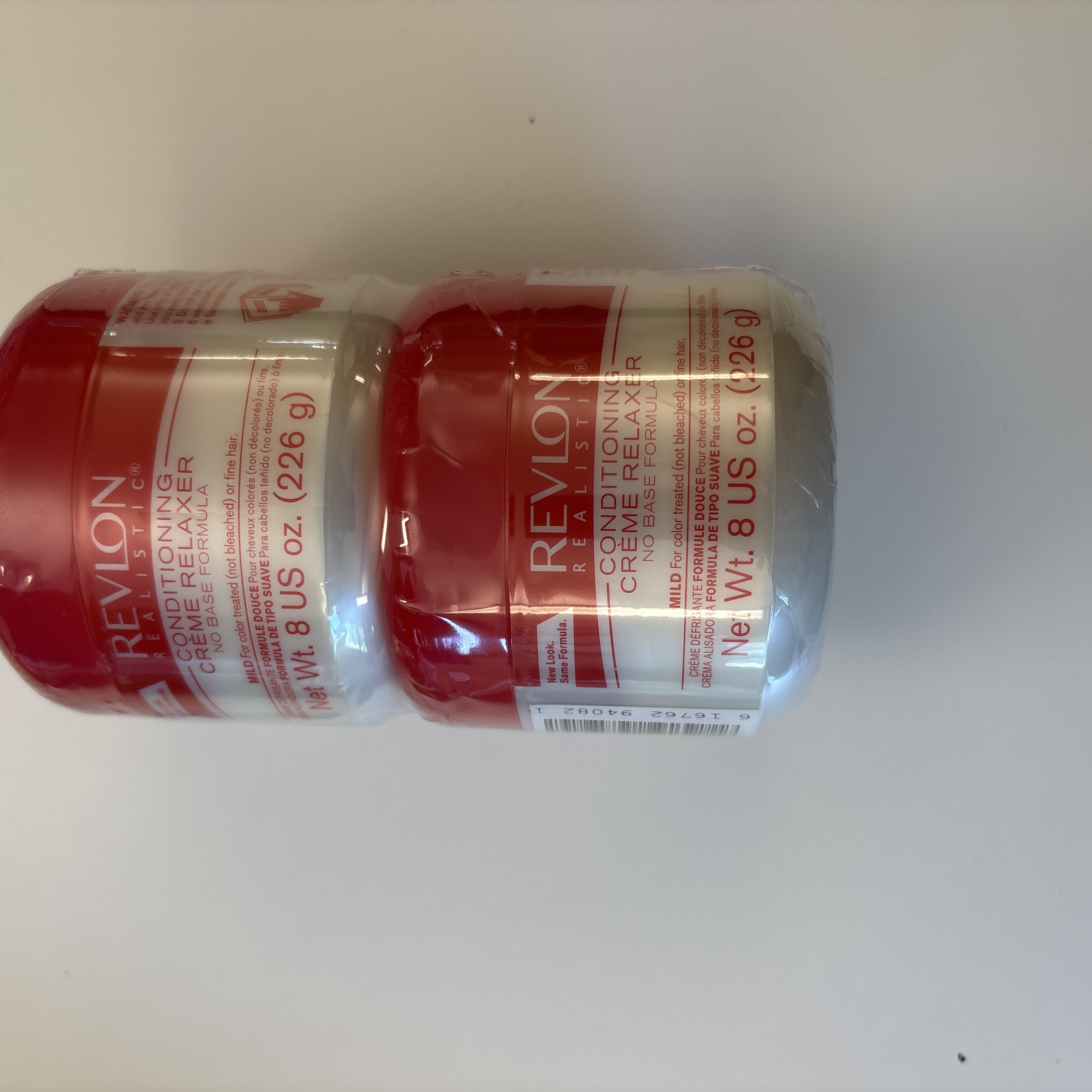 NEW REVLON Realistic - Cream Relaxer MILD (red) - twin pack 2 x 226g/8oz