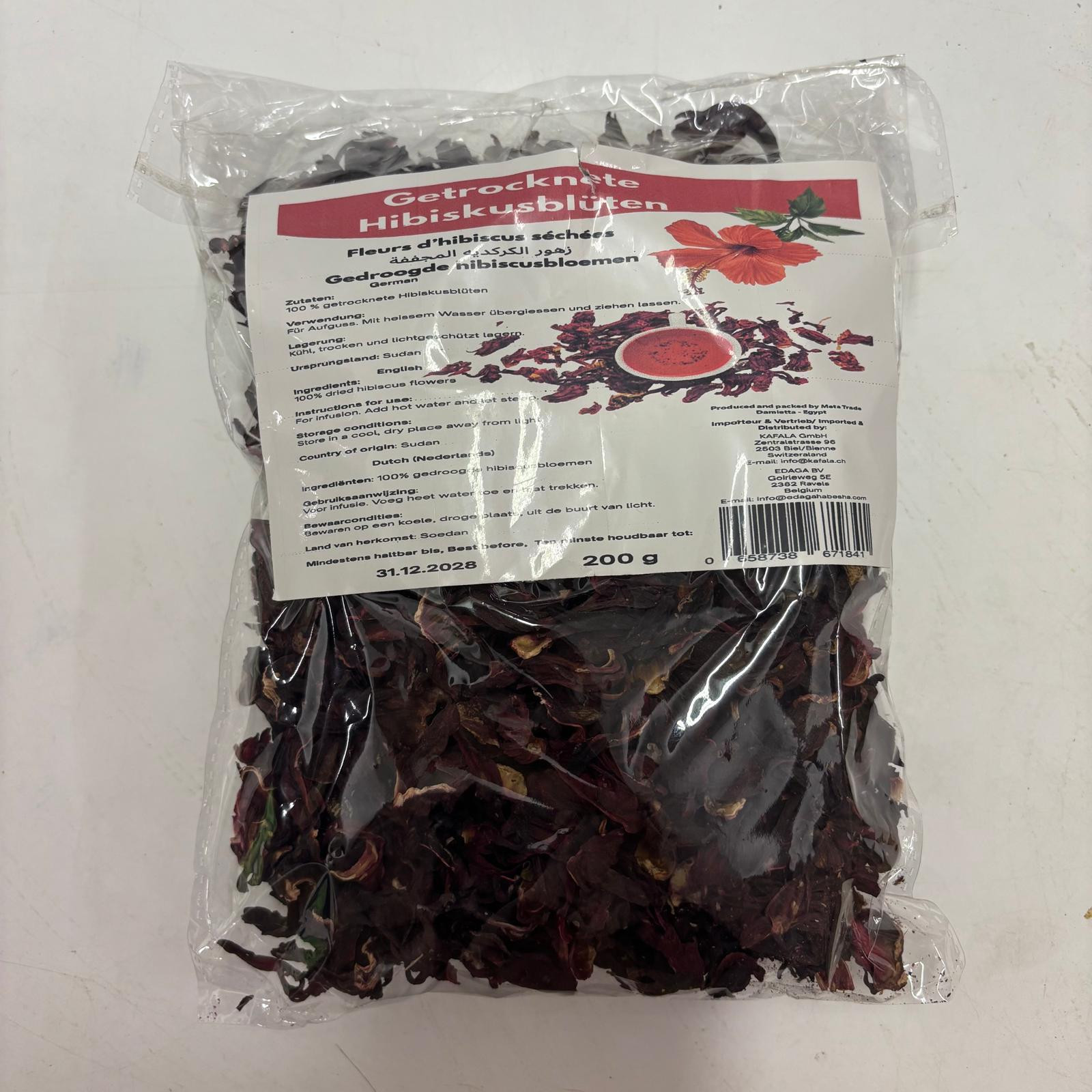 NEW Bissap RED Hibiscus Flower - pack 10 x 200g