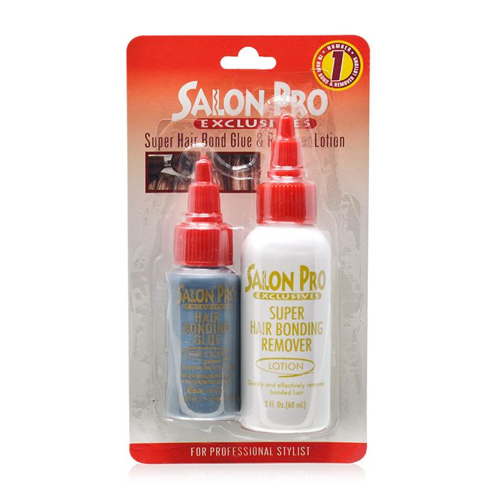 NEW Salon Pro - Blister COMBO Bonding Glue 1oz & Remover 2oz - pack of 4 x Bllster Combo