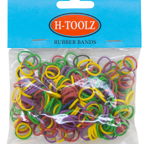 NEW Rubberbands Mixed Colours - H-Toolz - pack 12 x 250pcs