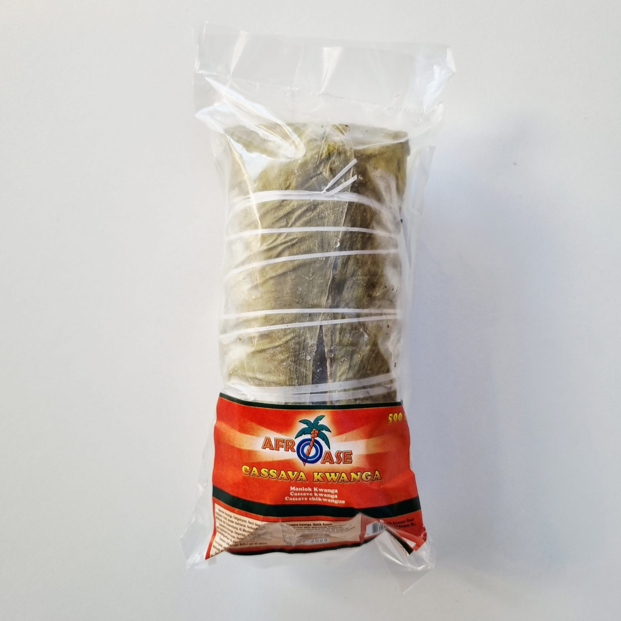 NEW Chikwangue KWANGA Cassava Bread (frozen) - Afroase - carton 20 x 500g