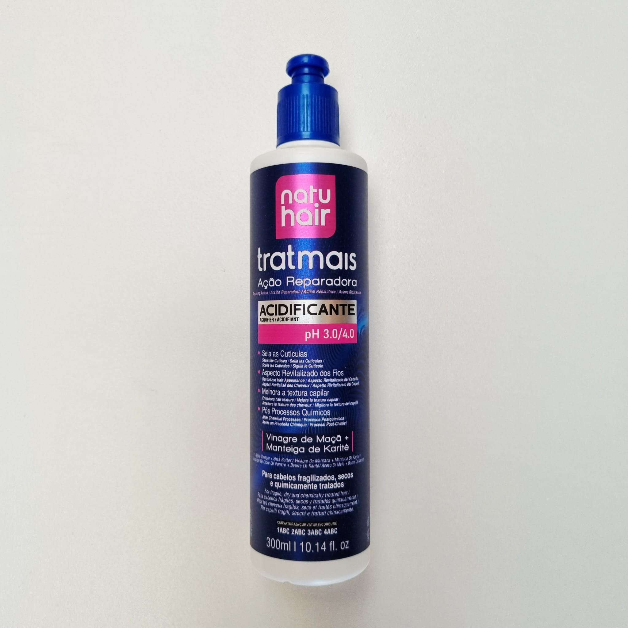NEW NatuHair - Tratmais Acidificante / Treatment Acidifier - 300ml/10.14oz