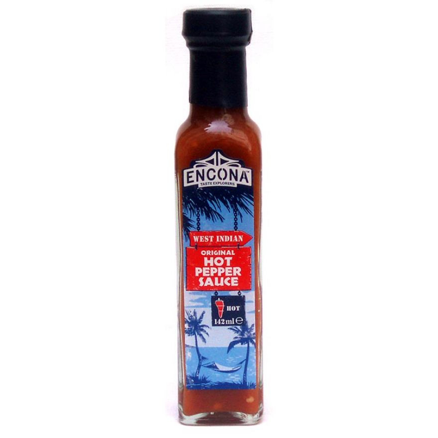 ORIGINAL HOT PEPPER Sauce - Encona - pack 6x142ml