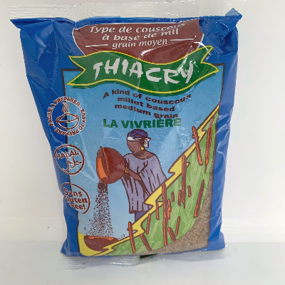 THIACRY Couscous de Mil Grain Moyen - La Vivrière - 10x400g