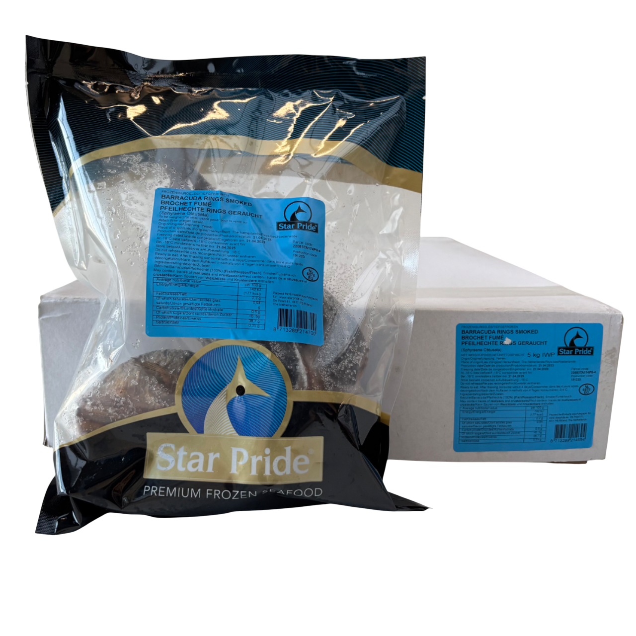 Poisson Barracuda Smoked Packed - Star Pride - Carton 5kg