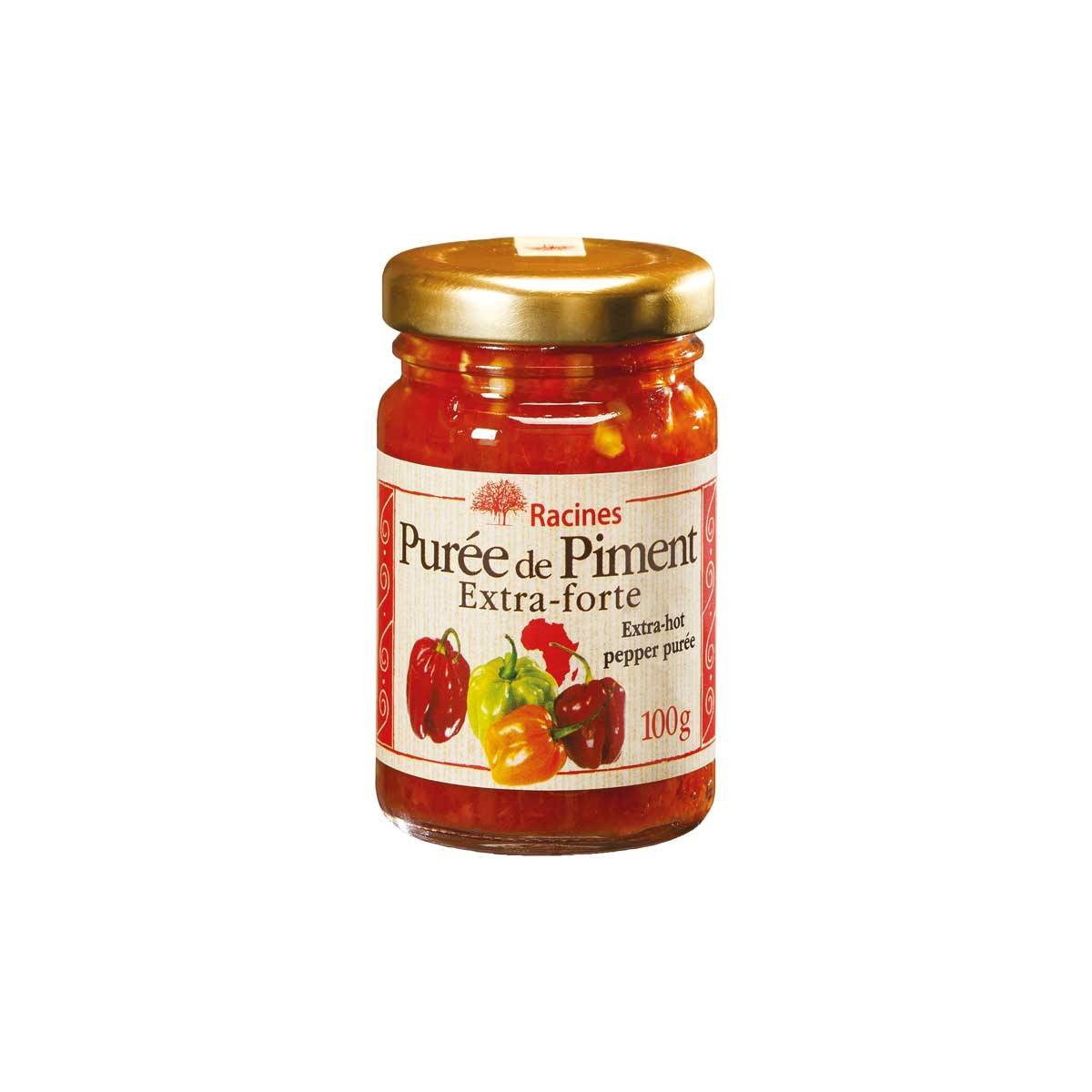 Purée de Piment Extra-forte ROUGE (Senegal) - Racines - SMALL (24ppc) 100g