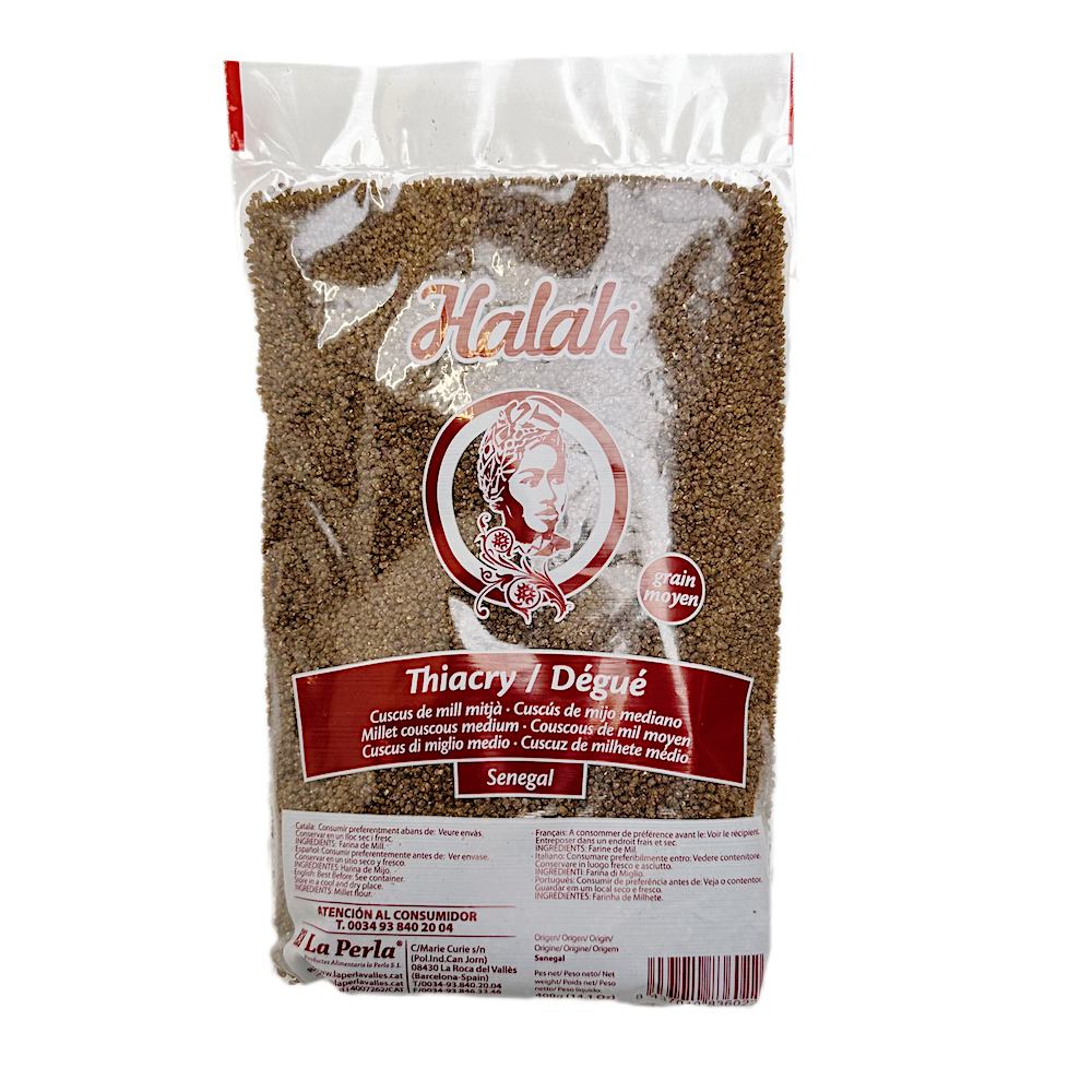 Thiacry Couscous Pre-Cooked Millet and Maize Granules - Halah (SN) - (22ppc) 500g