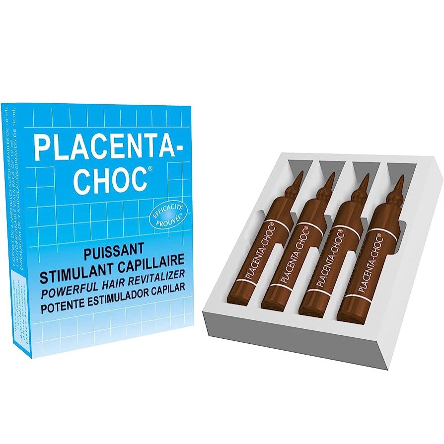 PLACENTA CHOC Ampoules Fortifiante Capillaire 4x10ml
