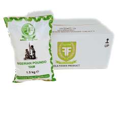 Fufu d'Igname Farine - Fola Foods (Nigeria) - Crt. de 8x1.5kg
