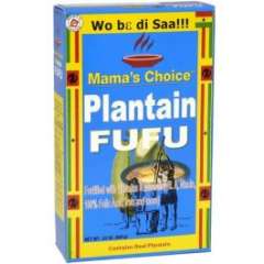 NEW Plantain Fufu Flour - Mama's Choice - (24ppc) 624g