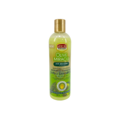 African Pride - Olive Miracle Anti-Breakage 2-in-1 SHAMPOO - 12oz/355ml