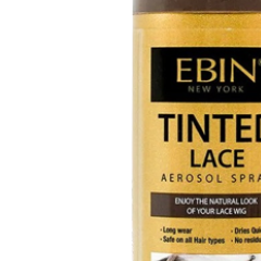 NEW Ebin - Tinted Lace Spray #Darkest Brown - 80ml