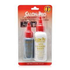 NEW Salon Pro - Blister COMBO Bonding Glue 1oz & Remover 2oz - pack of 4 x Blister Combo