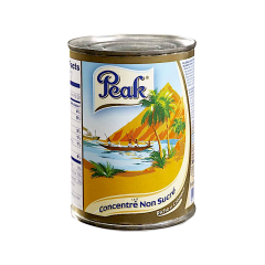 Peak - Evaporated Milk Unsweetened / Kondensmilch ungesüsst - (24pcc) 410g